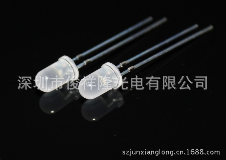 5mm雾状白发黄光LED